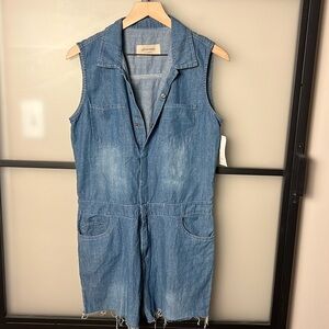 NWT Loyd/Ford Denim Romper Size Large